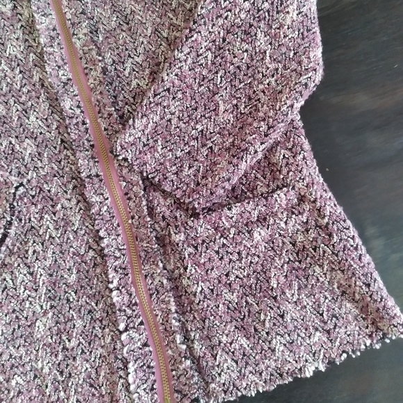 A.N.A | Boucle asymmetrical zip front lightweight jacket with pockets - Picture 9 of 15